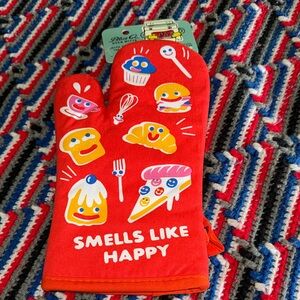 Blue Q multicolored cotton oven mitt New With Tags